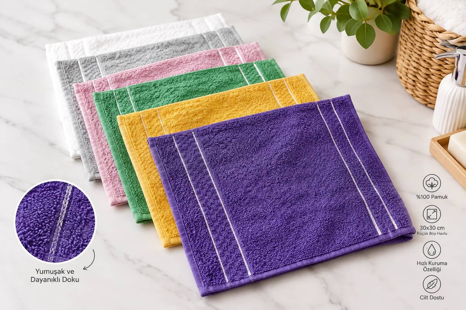 30x30 cm kitchen hand cleaning towel