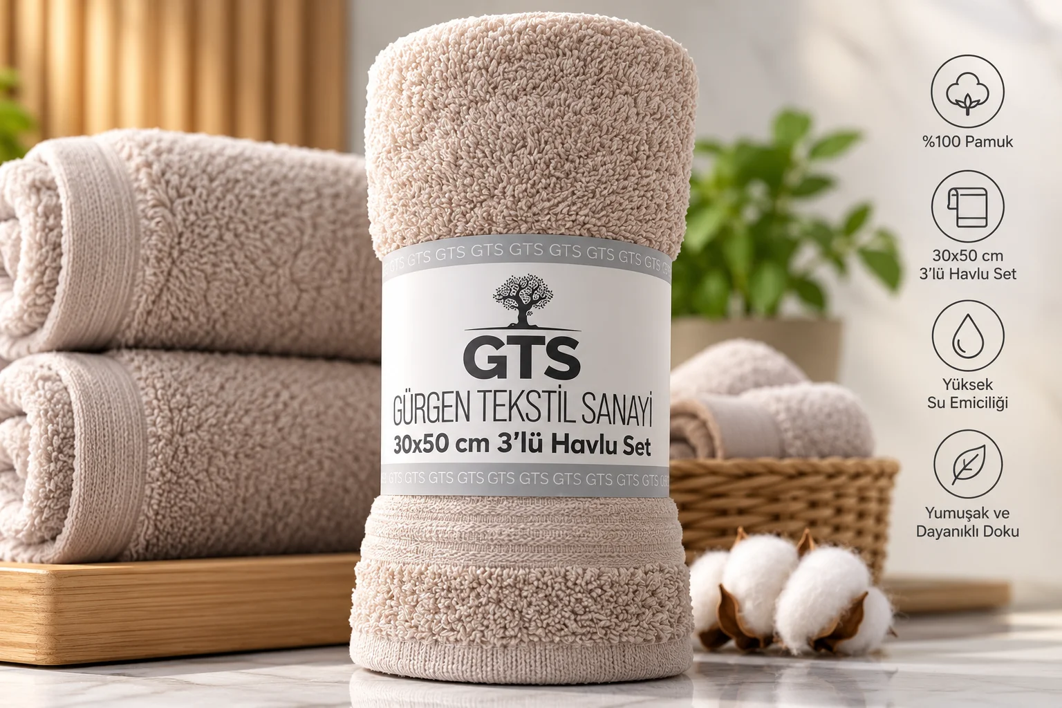 30x50 cm kitchen hand cleaning towel set of 3